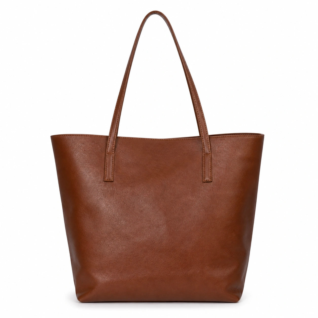 Bagzora Women's Brown Faux Leather Tote Bag