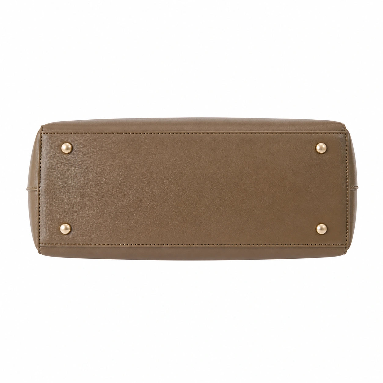 Bagzora Women's Taupe Faux Leather Structured Handbag